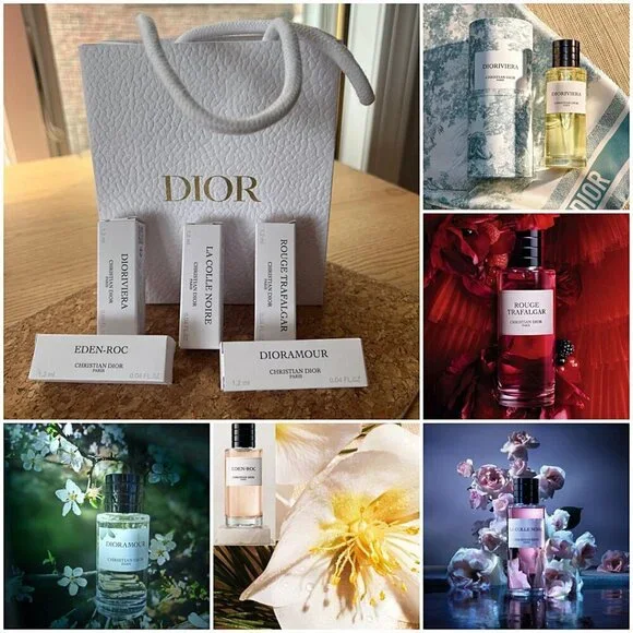 DIOR Dioriviera Eden-Roc Rouge Trafalgar Dioramour La Colle Noir Gift Bag Set - Picture 1 of 10